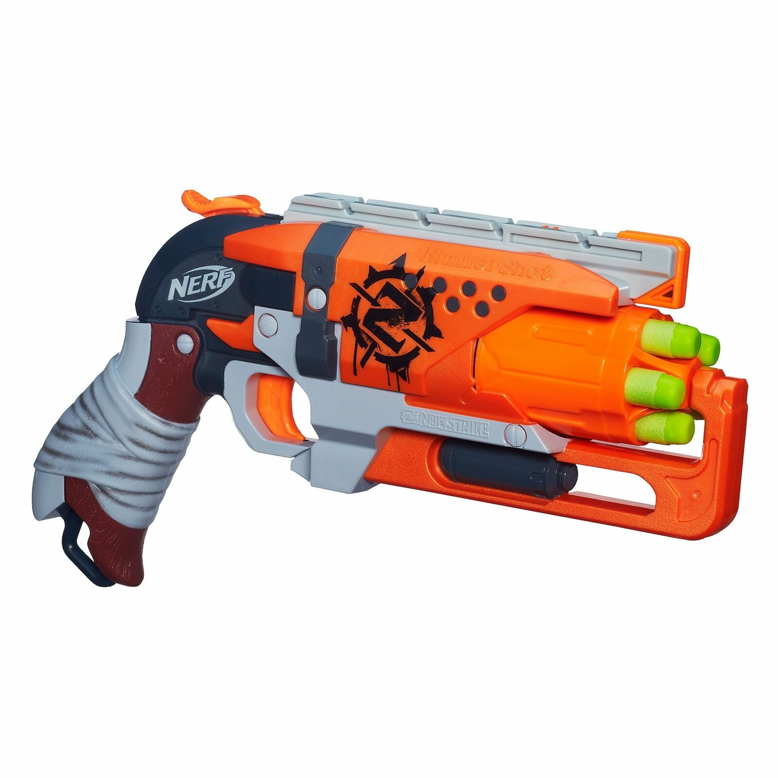 Bonaboo.de NERF Zombie Strike Hammershot DartBlaster 5 Dart Revolver